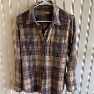 Faherty Legend Sweater Plaid Shirt